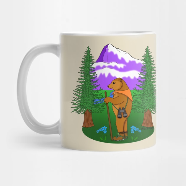 Denali Hiking Bear by HonuHoney